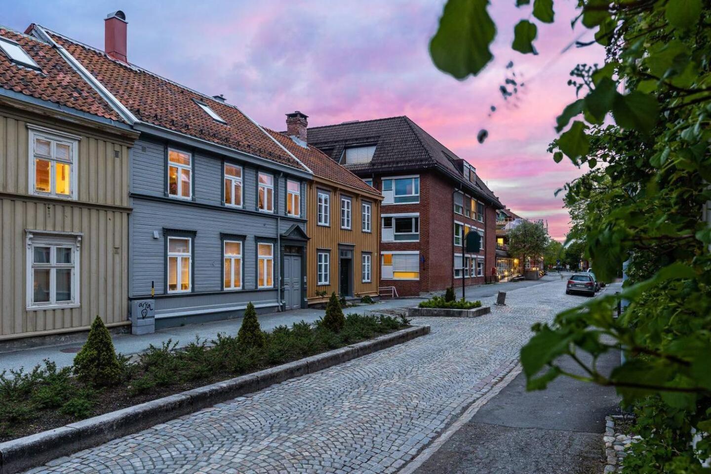 Cozy Backyard Apartment Trondheim Exterior foto